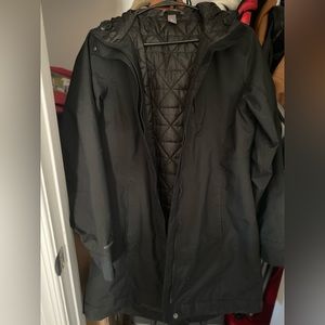 Eddie Bauer Rain Jacket, black, small